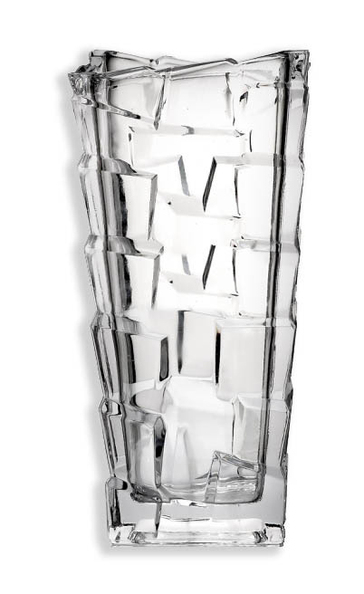 Skleněná váza-12x25cm (8ks/krt)