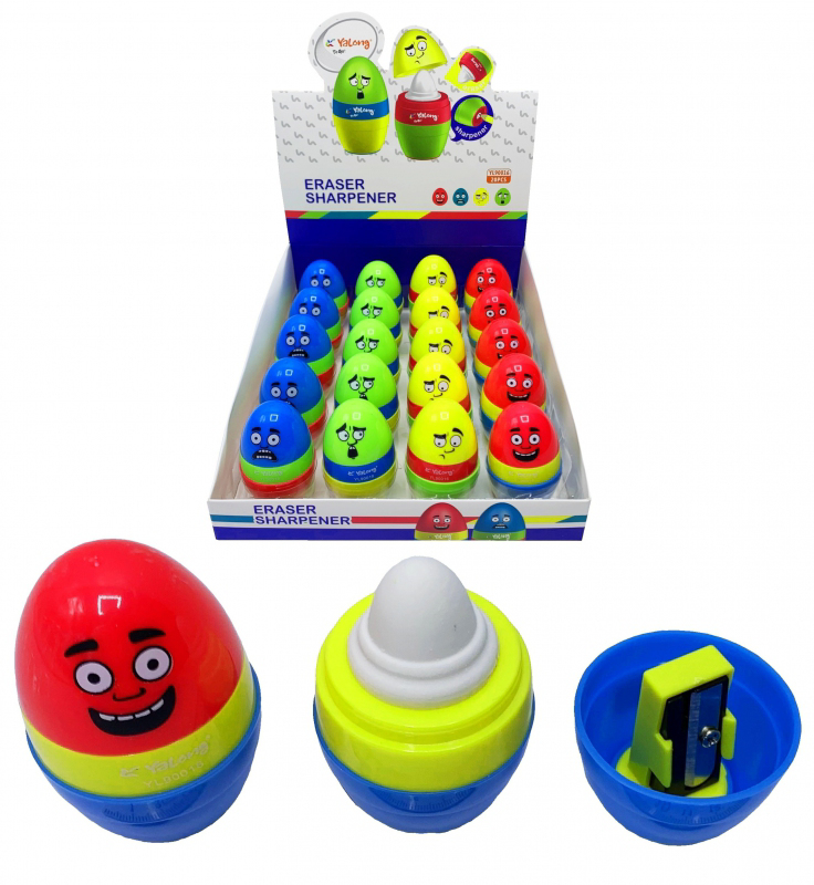 Guma + ořezávátko 4cm (20ks/bal) 100/krt