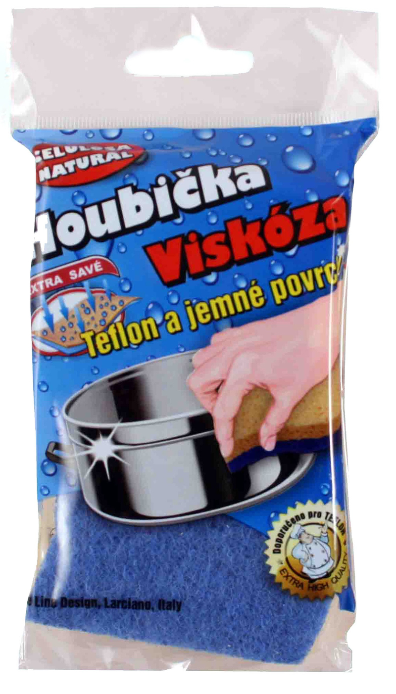 Houbička viskóza Celulosa (12ks/bal)(144ks/krt)