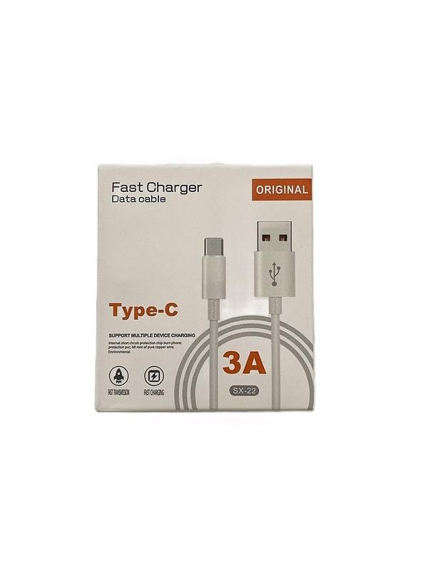 USB kabel na Type-C 5V-3A (12ks/bal)