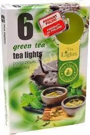 Admit Čajové svíčky 6ks Green Tea (15set/bal, 45set/krt)