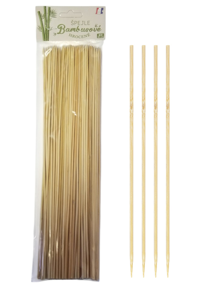 Que xiên tre 30cm