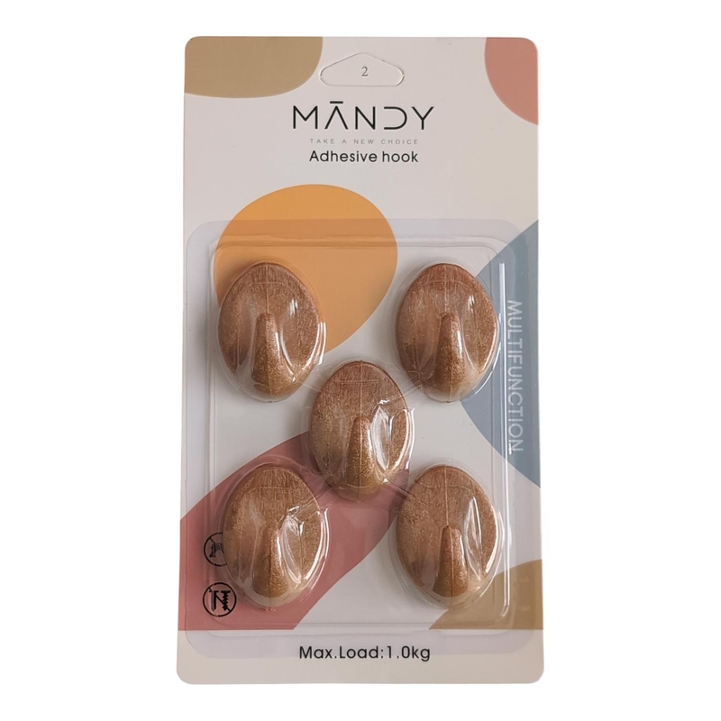 Bộ móc dán tường 5ks