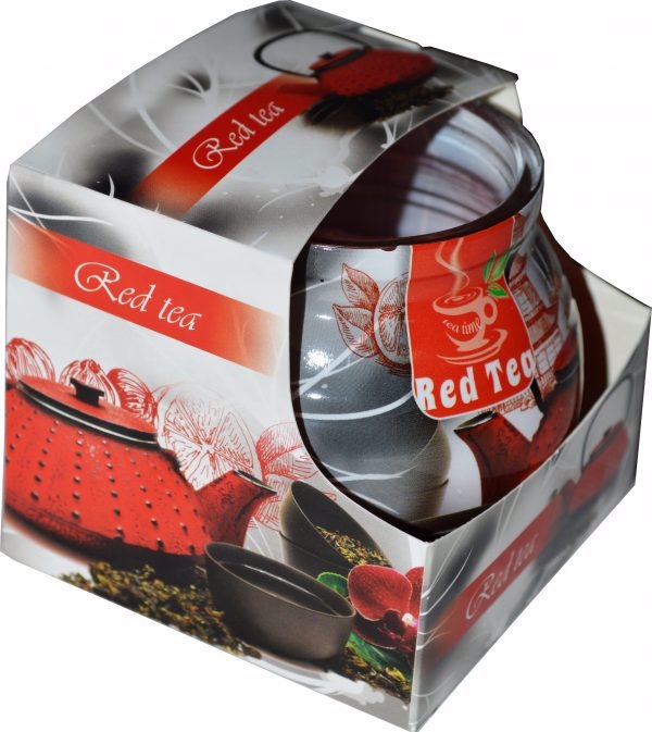 Svíčka ve skle MIRAL 80g RED TEA (12/bal)