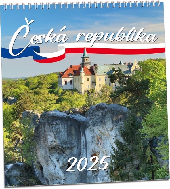 Nástěnný kalendář 2025 ARIA G 320×340mm - Česká republika (10/bal)