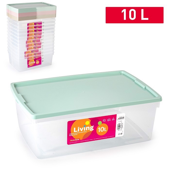 Plastic Forte Plastový box LIVING 10L Surt Vrm (12ks/krt)