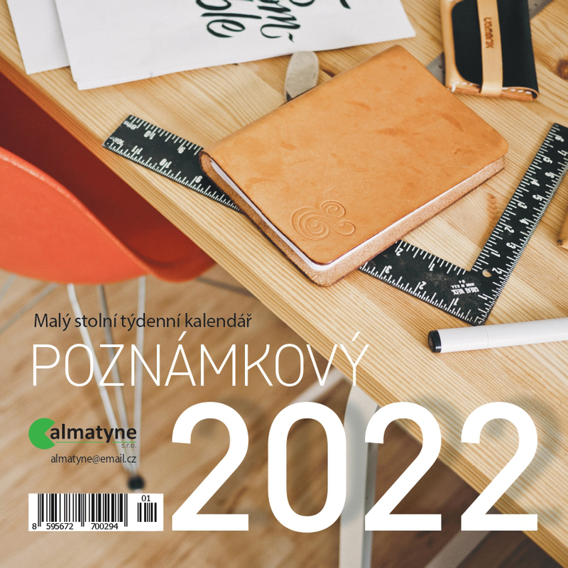 Malý stolní kalendář 2022 - Poznámkový (10ks/bal)