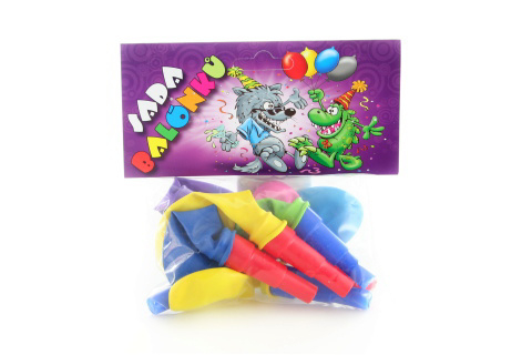Balónky s píšťalkou (10sada/bal, 50sada/krt)