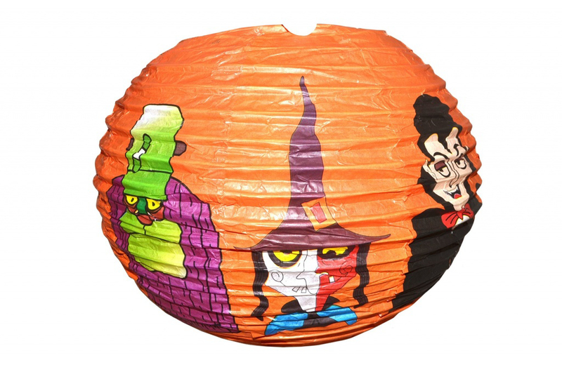 Lampion halloween 25cm (12ks/bal)