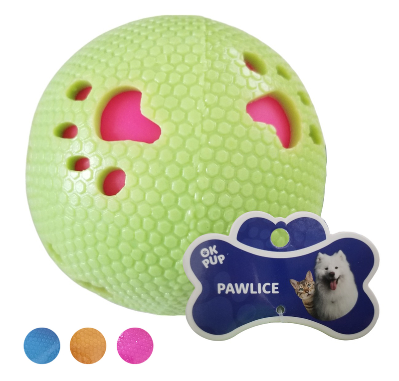 OKPup Míček pro psy TPR 7,5cm - Pawlice (12ks/bal, 240ks/krt)