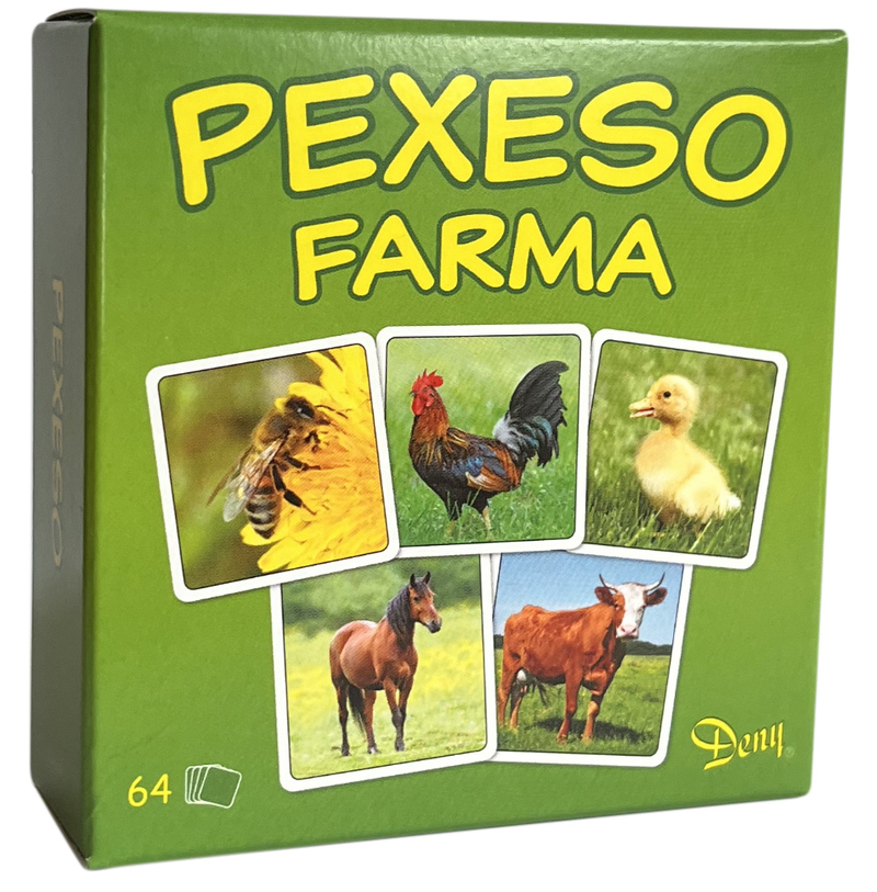 Pexeso Farma 64 karet (6sad/bal, 36sad/krt)