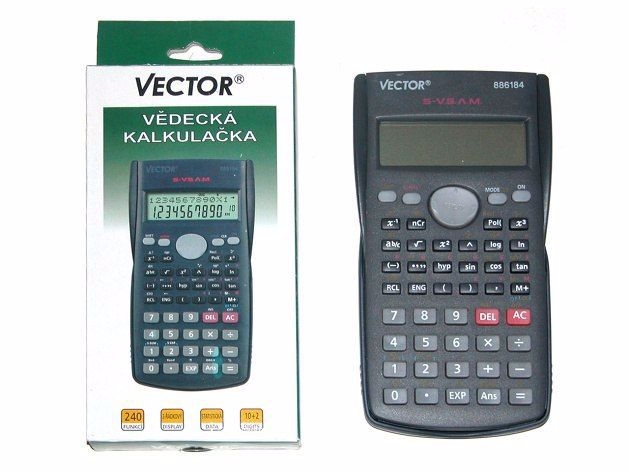 Kalkulačka vědecká VECTOR (75ks/krt)