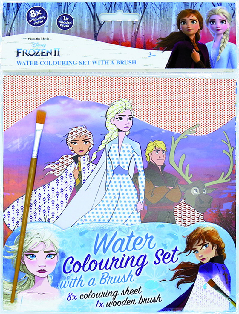 Vodové omalovánky štětec - Frozen 