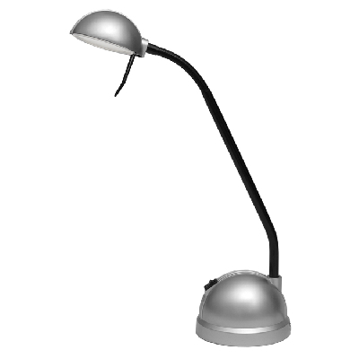 Stolní lampa LED 8W stříbrná