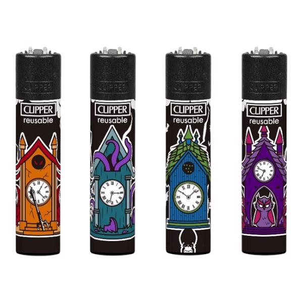 Zapalovač CLIPPER - Time Monsters (24ks/bal, 576ks/krt)