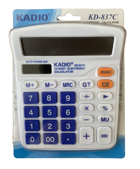 Kalkulačka KADIO - KD-837C (80ks/krt)