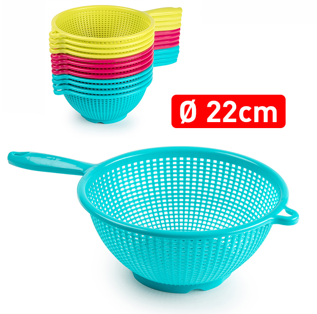 Plastic Forte Cedník s madlem 22 cm (12/bal)