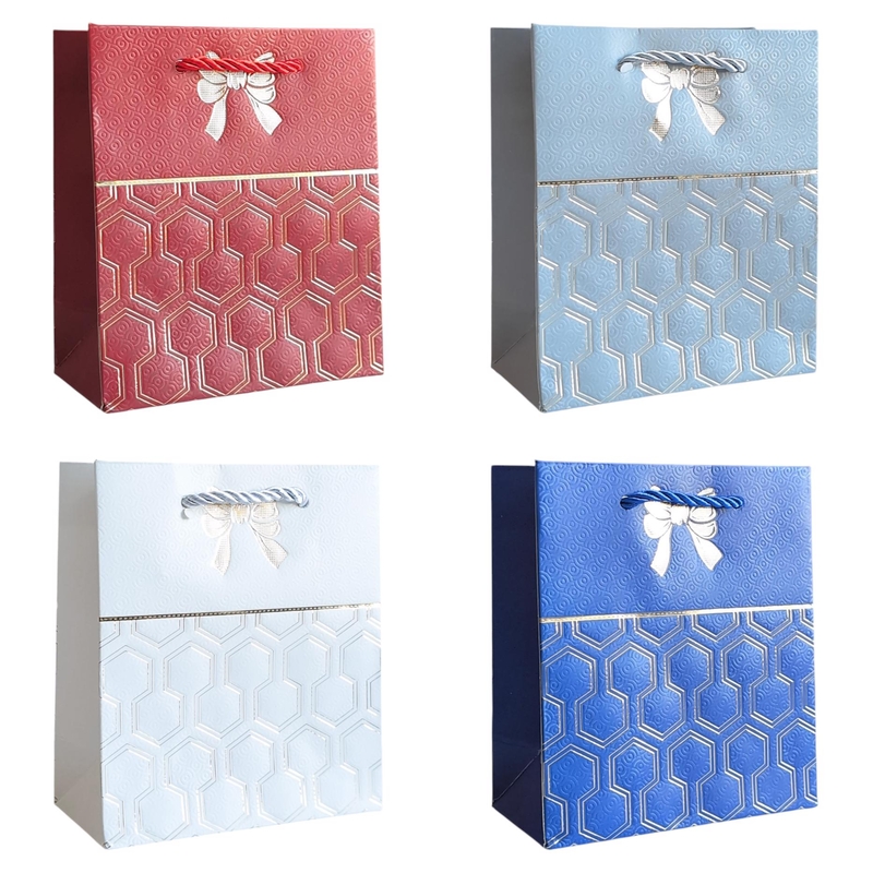 Dárková taška - HexForm 18x24x8,5cm (12ks/bal,600/krt)