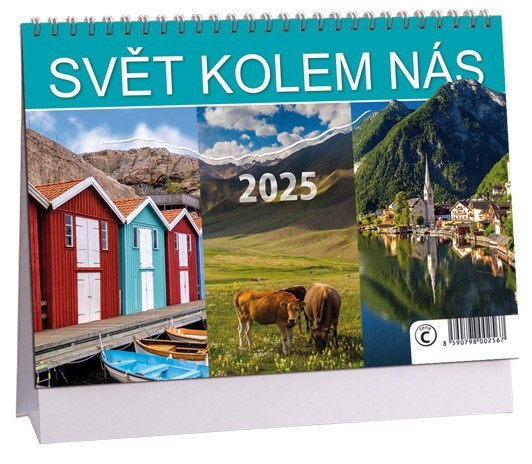 Stolní kalendář 2025 ARIA C 230×160mm - Svět kolem nás (10/bal)