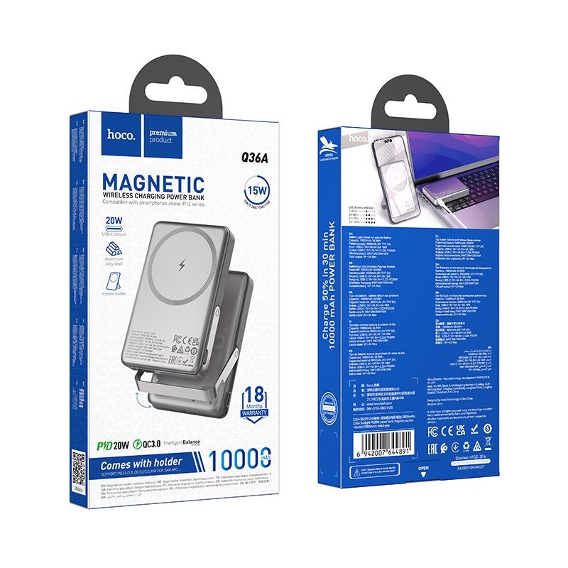 Sunlight PD20w magnetická powerbanka s držákem 10000mAh (52ks/krt)
