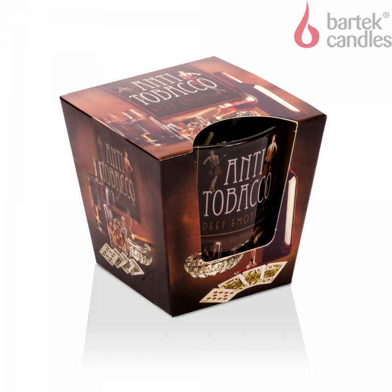 Bartek Svíčka sklo 115g Anti Tobacco Deep Motion  (12ks/bal)