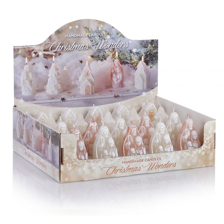 Bartek Svíčka figurka 75 Christmas Wonders (20ks/krt)