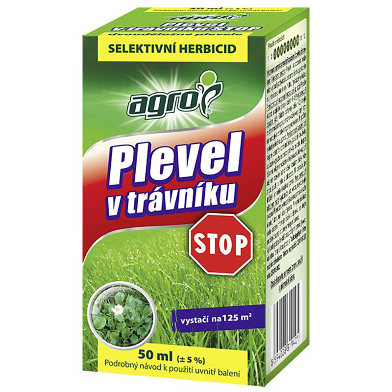 AGRO Plevel v trávníku STOP do 50ml (15ks/bal)