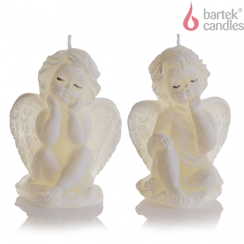 Bartek Svíčka figurka 90 Christmas Angel Ecru (12ks/bal)