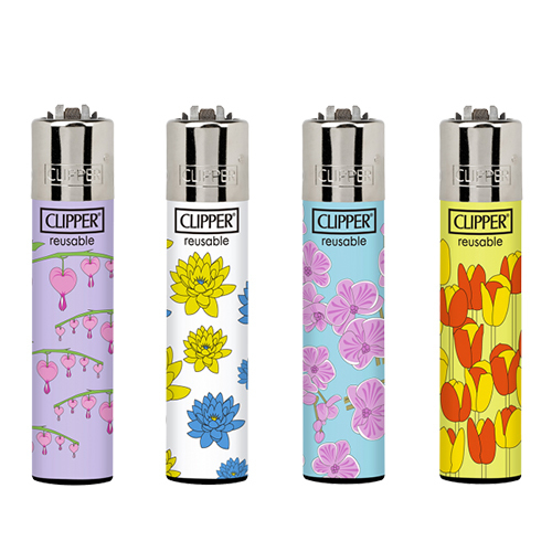 Zapalovač CLIPPER - World Flowers [24ks/b]