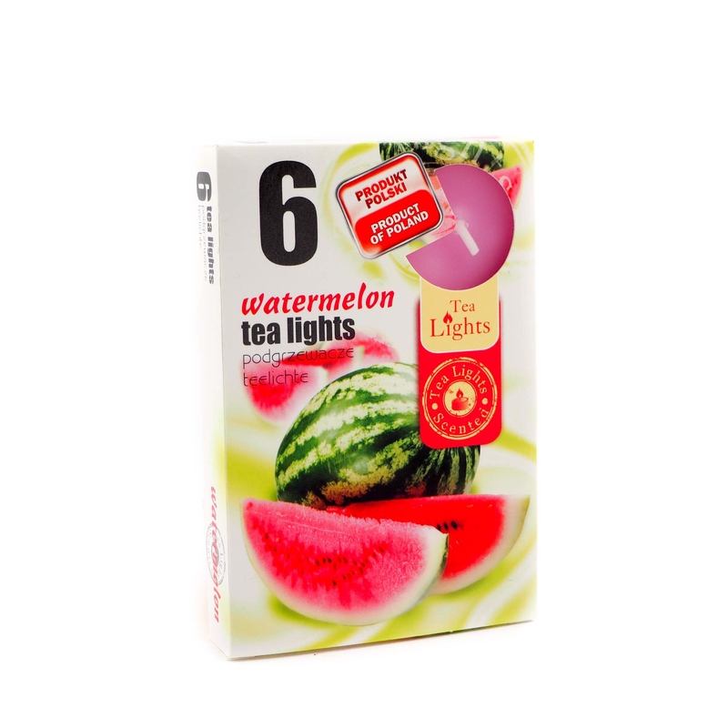 Admit Čajové svíčky 6ks Watermelon (15set/bal, 45set/krt)