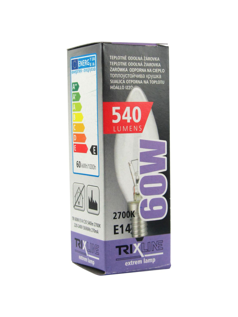 Žárovka C35 60W TRIXLINE (10ks/bal)