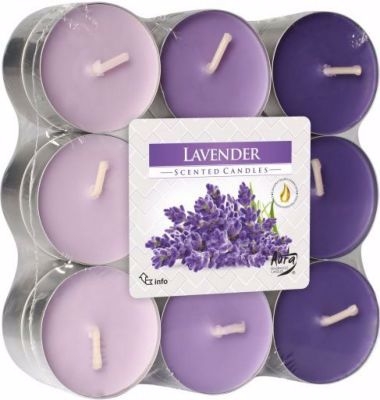 Bispol Vonné svíčka 18ks Lavender (6set/bal)