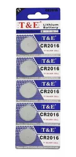 Baterie CR2016 5ks (20set/bal, 1000set/krt)