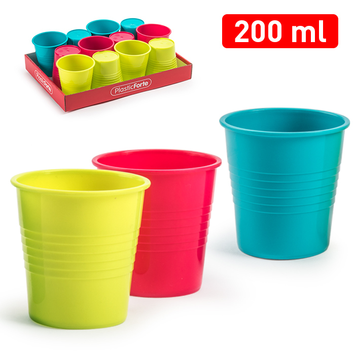 Plastic Forte Plastová sklenička (12/bal)