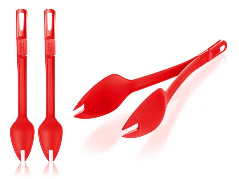 Kleště / salátový set CULINARIA Red 32 cm