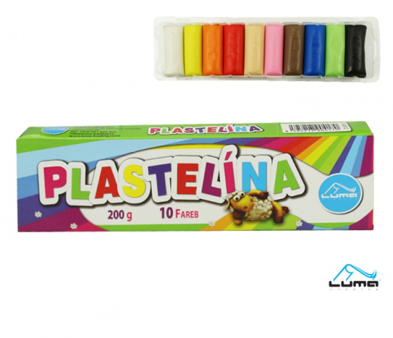 Plastelína Abico 200g (12ks/bal)