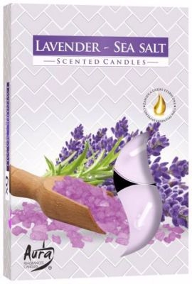 Bispol Vonné svíčka 6ks Lavender Sea Salt (12set/bal)