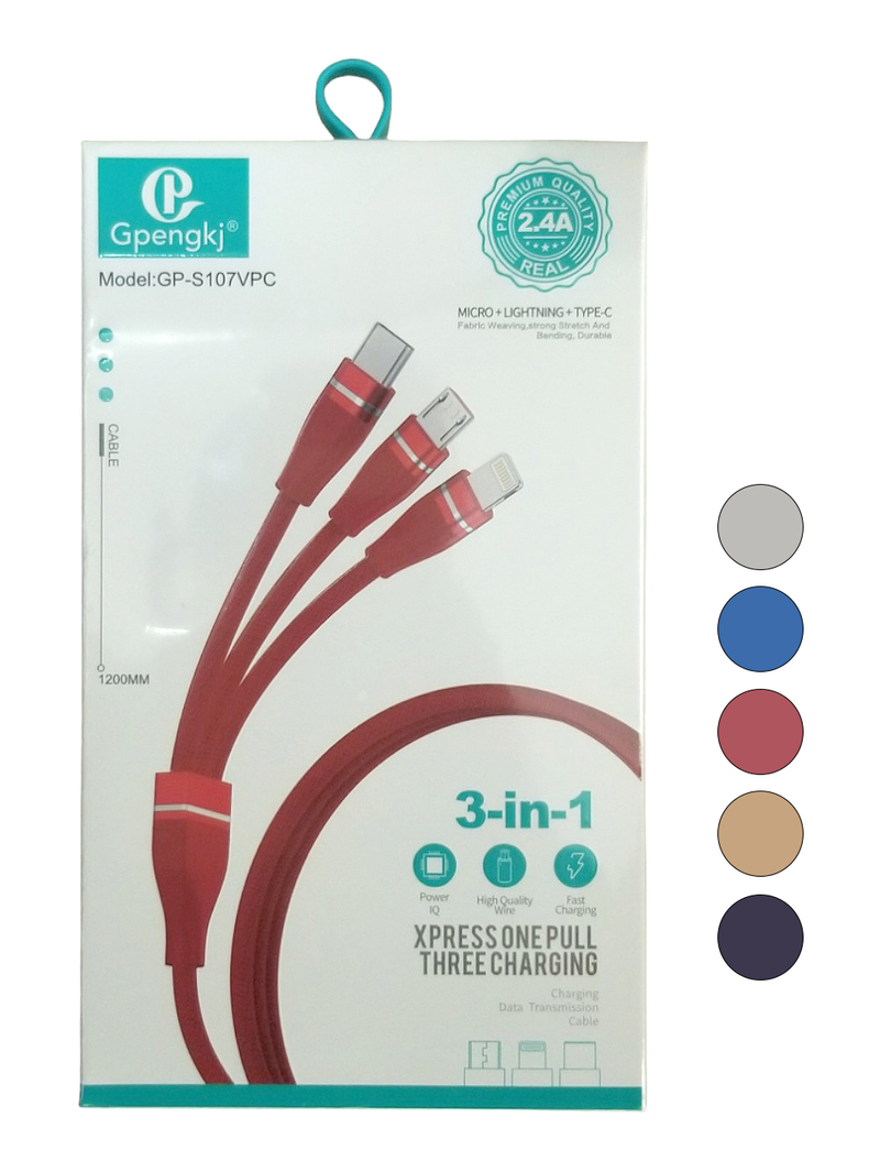 Dây sạc đa năng 3in1