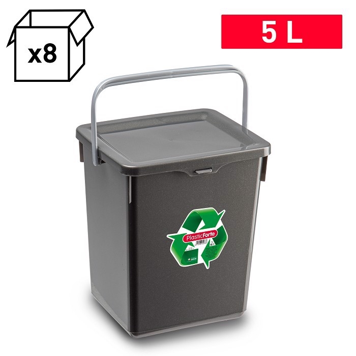 Plastic Forte ECOBOX 5L - antracit (8/bal)