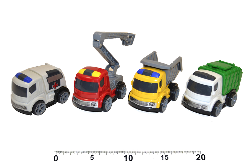 Auto 12 cm, 4 druhy