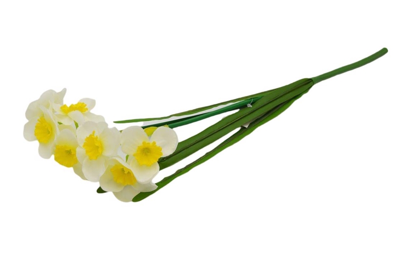 Narcis malé květy 48cm bílý