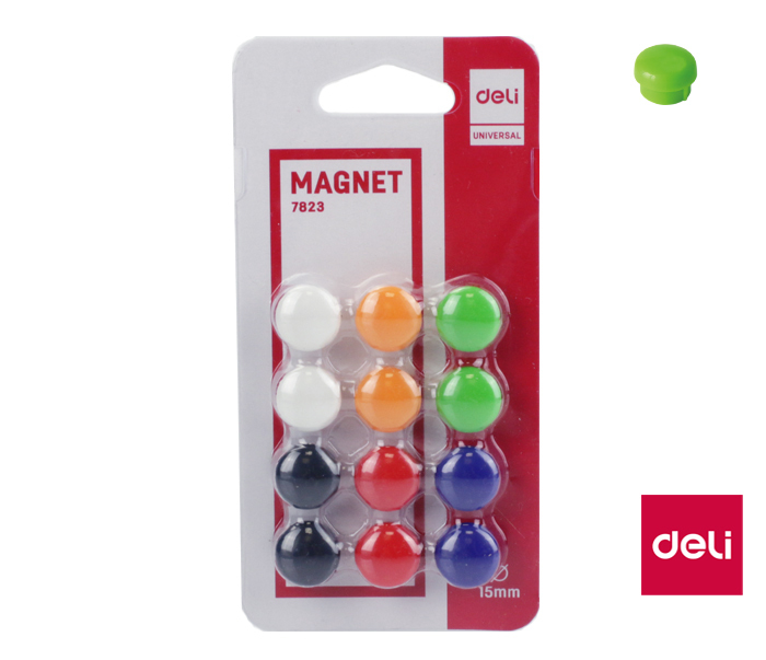 DELI Magnet 15mm 12ks (24sad/bal)