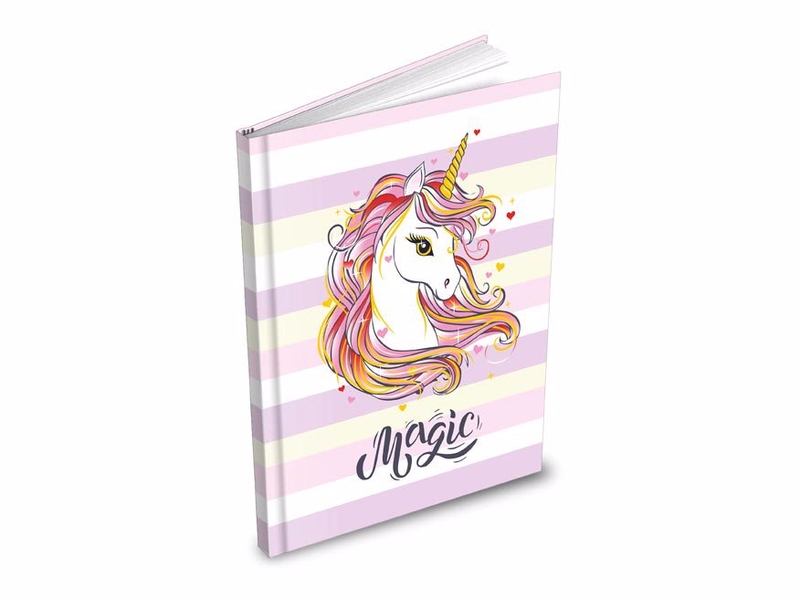 Záznamová kniha A5 MFP 100l/čistá ZL5100 Unicorn (10ks/bal)