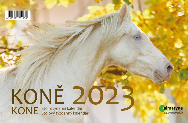 Velký stolní kalendář 2023 - Koně (10ks/bal)