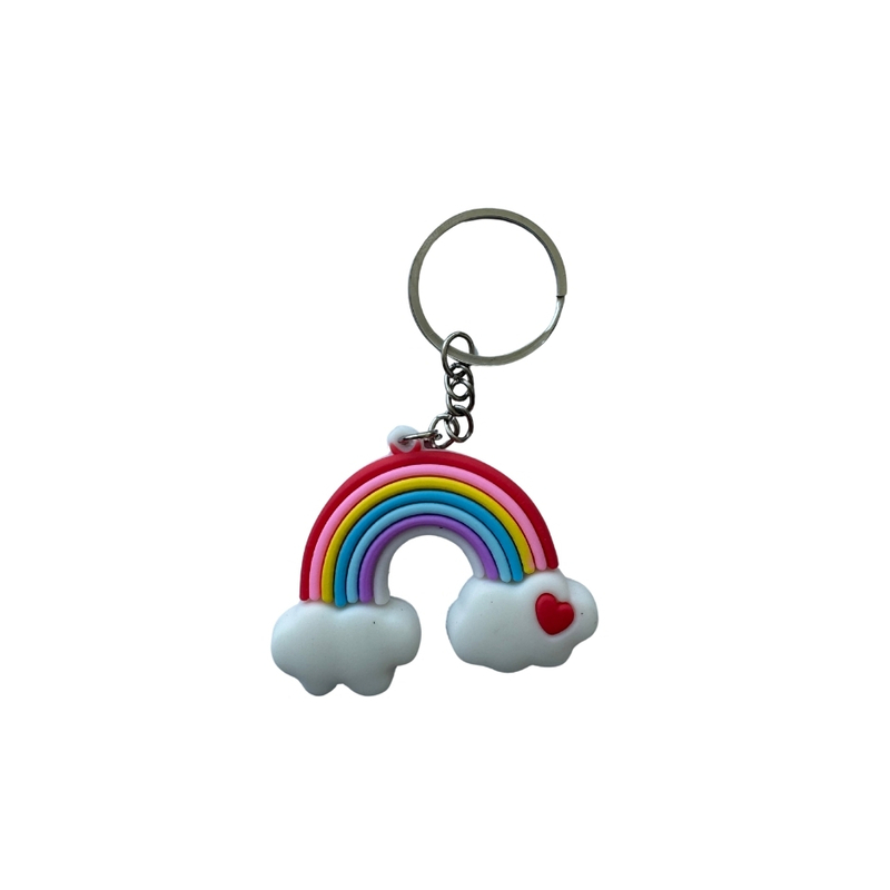 Přívěšek na klíče Rainbow (12ks/bal)