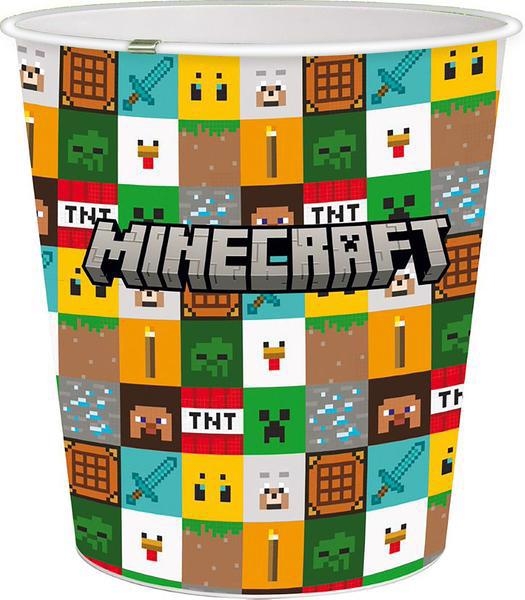 KOŠ NA ODPADKY MINECRAFT 5L PRŮMĚR 21 CM PLAST (48ks/krt)