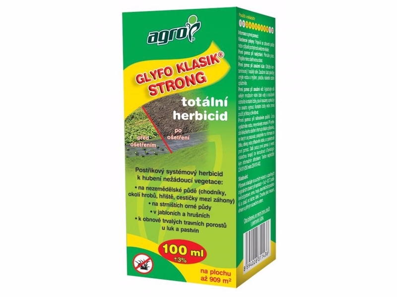 AGRO Glyfo Klasik STRONG 100ml (15ks/bal)