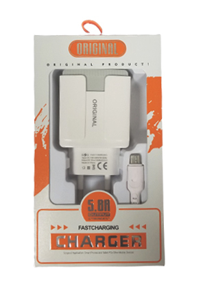 Nabíječka s Micro-USB kabelem pro Android (12ks/bal)