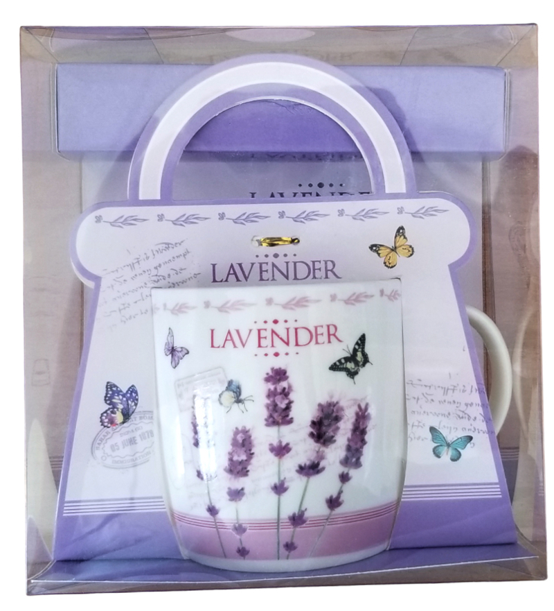 Dekorativní hrnek - Lavender (6ks/krt)