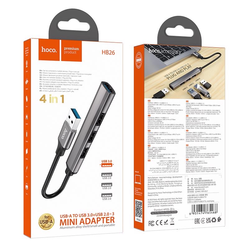 Cục chia USB 4in1